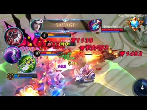 SQUISHY ENEMY BECOMES FOOD!! SAVAGE!! - AVORY | TOP GLOBAL LEOMORD | Mobile Legends