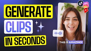 How to Make VIRAL Shorts in SECONDS | AI Clip Generator 🚀