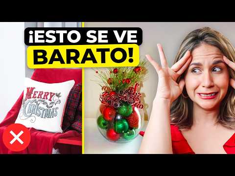 15 COSAS QUE ARRUINAN TU DECORACION NAVIDEÑA 😱 Soluciones Fáciles! Diseño de Interiores Elegantes!