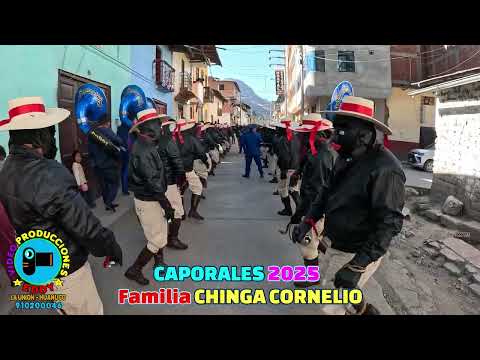 CAPORALES 2025 FAMILIA CHINGA CORNELIO EN HUALLANCA BOLOGNESI ANCASH