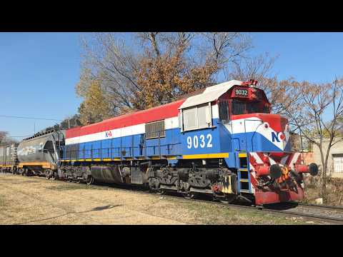 [8K] Tren de tolvas graneras de NCA con destino a Bell Ville pasando por Marcos Juárez!!!!!!