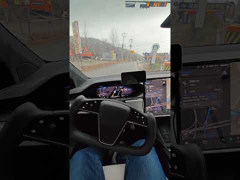 테슬라, 한국 중앙선 없는 양방향 통행길 자율주행