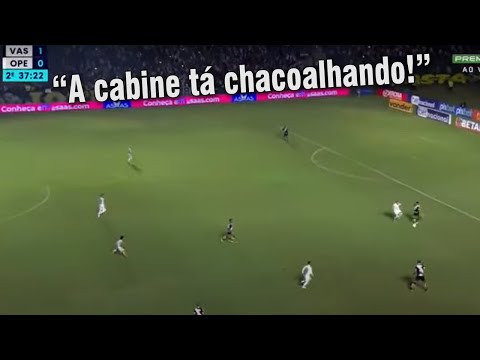 Narrador do Sportv impressionado com a torcida do VASCO na transmissão