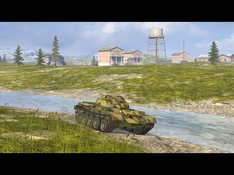 【WoT Blitz】T-54 ltwt. - 4Kills 5,0K Damage