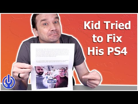 A 12 Year Old Tried to Fix His PS4 - Here's What Happened!