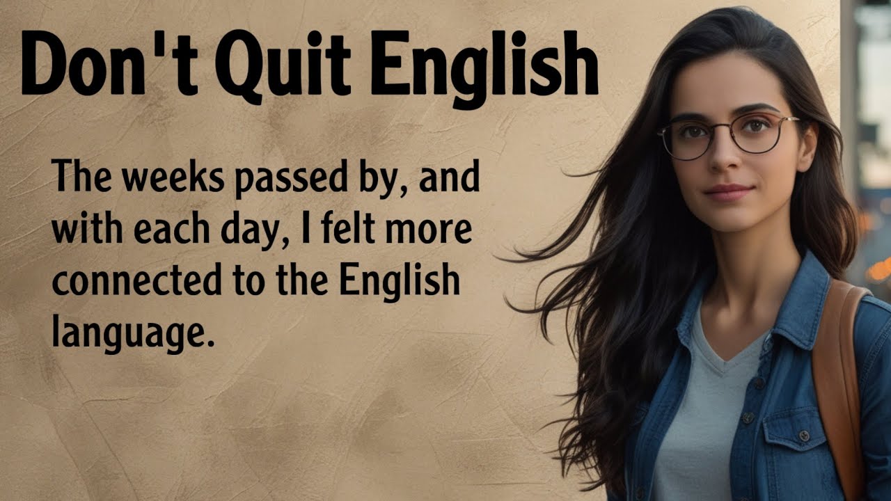 Don’t Quit English! Master the Language with Stories