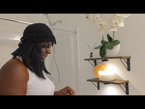 TINY LIVING: I'm 54 Living in a 700 sq ft. Apt! Transformering My Bathroom Into A Cozy Luxury Spa!