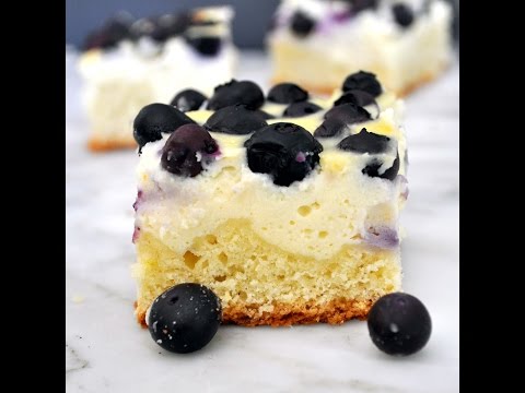 Homemade Blueberry-Ricotta Bars by Cooking with Manuela