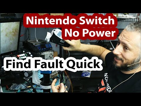 Nintendo Switch Quick Troubleshooting and Repair - No Power Not Charging Short Circuit