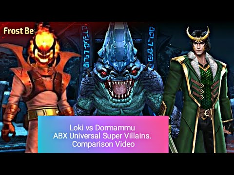Abx Universal Super Villain| Loki VS Dormammu Comparison - Marvel Future Fight