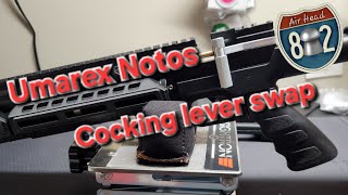 Umarex Notos (Cocking lever swap) C88 machining