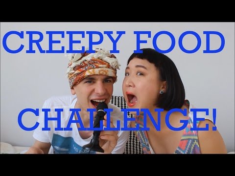 MatSanさん。不気味な食べ物に挑戦! (MatSan: Creepy Food Challenge!)