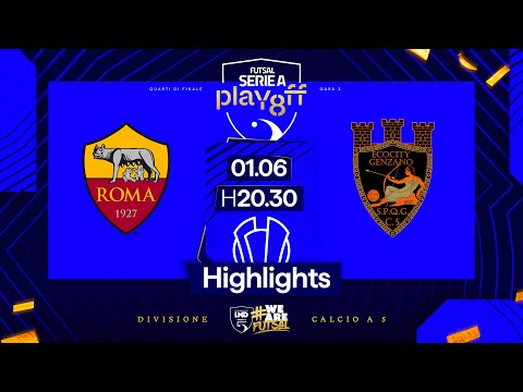 Roma 1927-Ecocity Genzano 3-4 | Serie A 2024/2025 | Playoff | Quarti - Gara-3 | Highlights