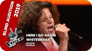 Whitesnake - Here I Go Again (Erik) | Blind Auditions | The Voice Kids 2019 | SAT.1