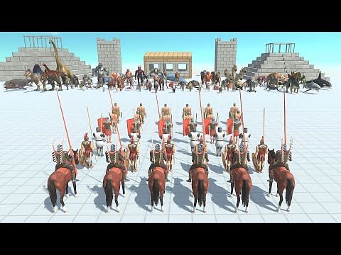 7X ANCIENT HUMANS VS EVERY FACTION - Animal Revolt Battle Simulator