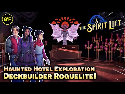 90s Themed Spooky Adventure - Deckbuilder Roguelite! [ THE SPIRIT LIFT ] Gameplay