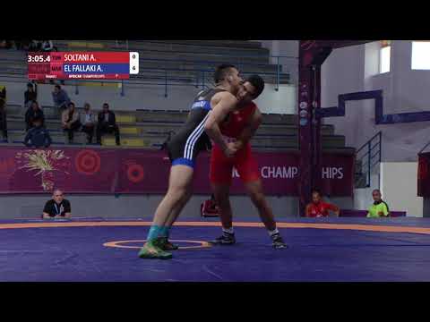 Round 2 GR - 77 kg: A. SOLTANI (TUN) v. A. EL FALLAKI (MAR)