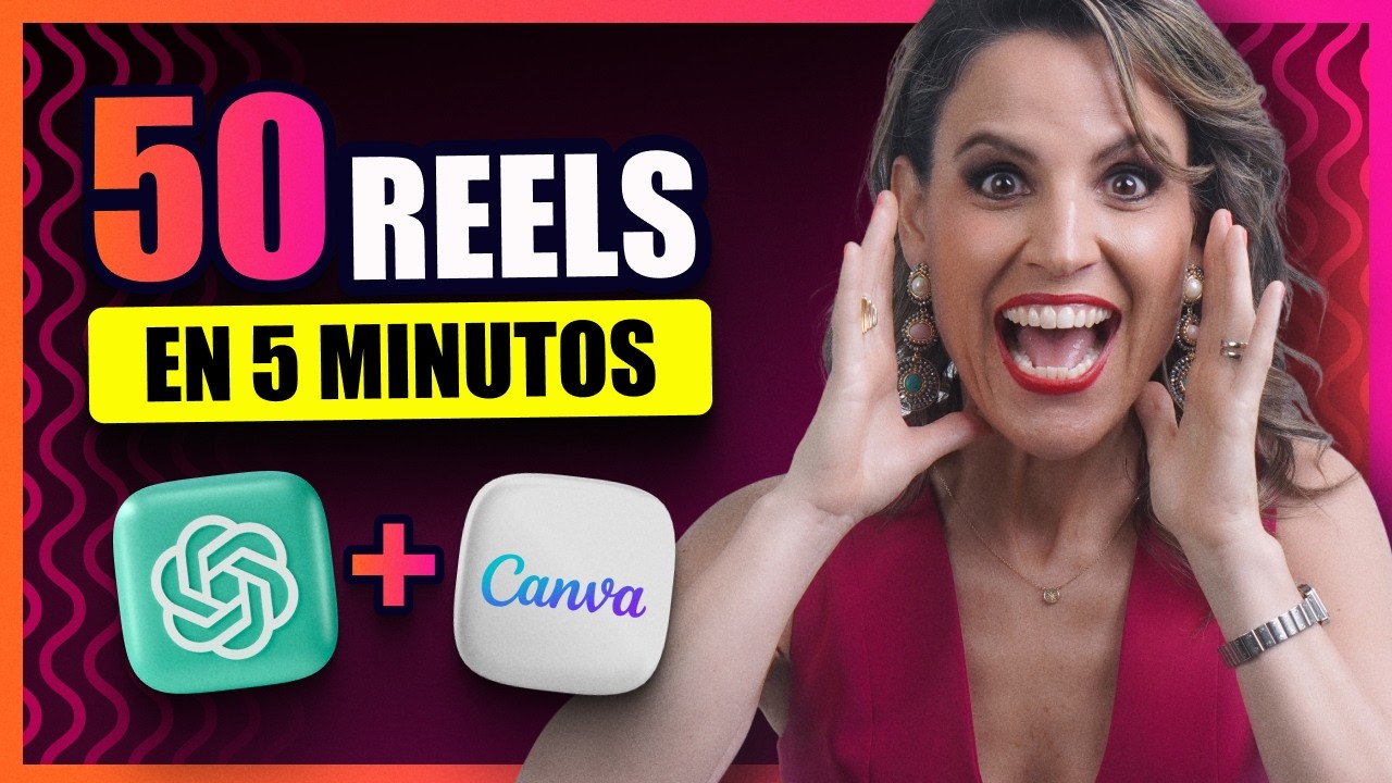 Como hacer 50 Videos para Reels, Shorts o TikTok en 5 minutos con ChatGPT y Canva (TUTORIAL)