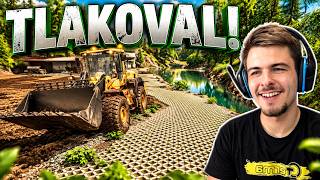 KONČNO SEM TLAKOVAL CESTO! (POD JEZOM #24) [SLO]