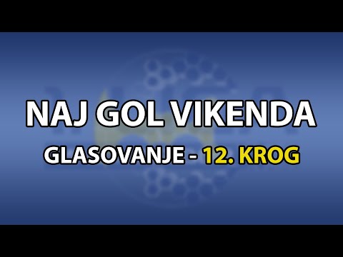 NAJ GOL GLASOVANJE - 12. KROG