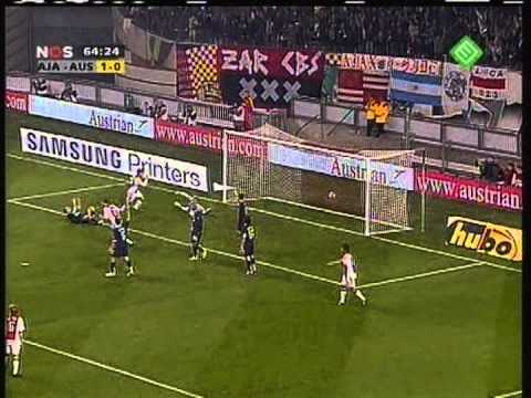 2006 (November 2) Ajax Amsterdam (Holland) 3-Austria Vienna (Austria) 0 (UEFA Cup)