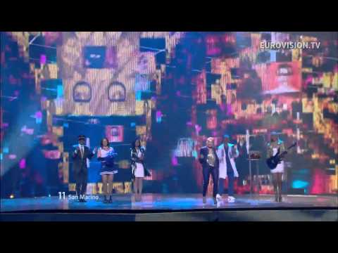 Valentina Monetta - The Social Network Song - Live - 2012 Eurovision Song Contest Semi Final 1