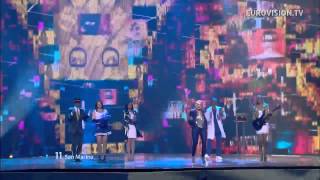 Valentina Monetta - The Social Network Song - Live - 2012 Eurovision Song Contest Semi Final 1