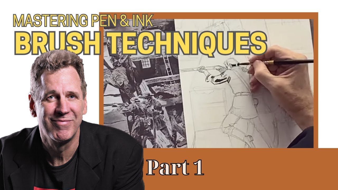 Rude Reveals a Brush Technique All Inkers Should Know, Robert Fawcett Demo