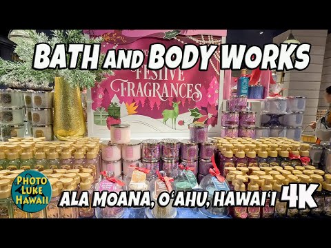 Bath and Body Works, a loja colorida e perfumada de cuidados corporais e fragrâncias para casa no Ala Moana Center