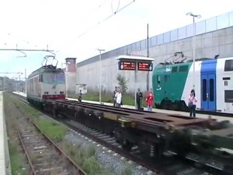 E652.124 sul TCS 59004 in ritardo in transito a Roma Tiburtina