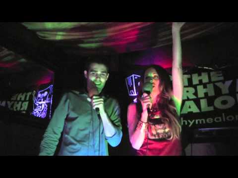 The Rhyme Along - Hip Hop Karaoke LA - 07.27.13 - Lodi dodi performed by Leo & Andrea