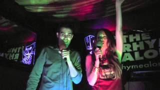 The Rhyme Along - Hip Hop Karaoke LA - 07.27.13 - Lodi dodi performed by Leo & Andrea
