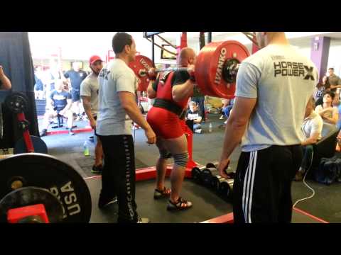 GPC ACT States - Nathan Jones squats 385kg