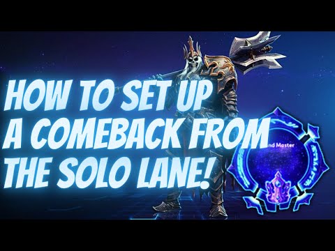 Leoric Entomb - How to comeback from a losing game with offlane! - Grandmaster Storm League