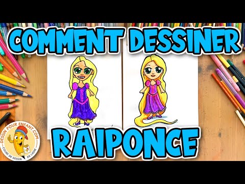 comment dessiner RAIPONCE