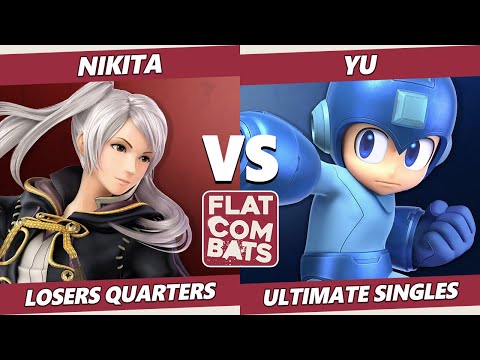 Flat Combats 10 Losers Quarters - Nikita (Robin) Vs. Yu (Mega Man) SSBU Smash Ultimate