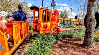 Elmo's Choo Choo Train 4K On Ride POV SeaWorld Orlando (2022)