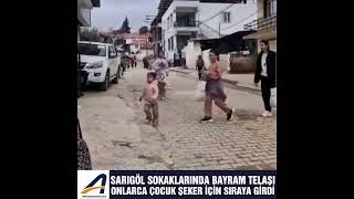 Sarıgöl sokakları çocuk sesiyle yankılandı!