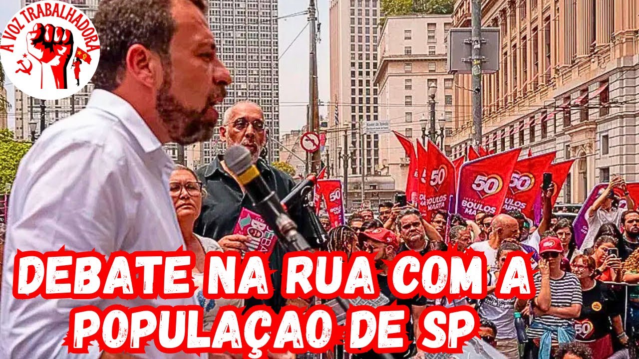 BOULOS DEBATE NA RUA COM A POPULAÇÃO DE SÃO PAULO