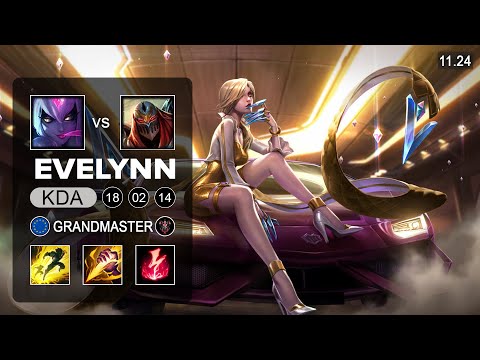 Evelynn Jungle vs Zed - EUW Grandmaster - PreSeason 12 Patch 11.24