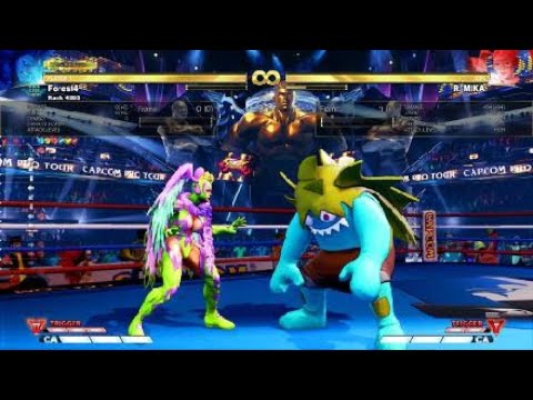 Blanka simple but damaging max damage and crush counter combos SFVAES4
