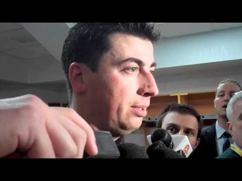 Tomas Kaberle Speaks after Leafs' 4-3 win over Bruins