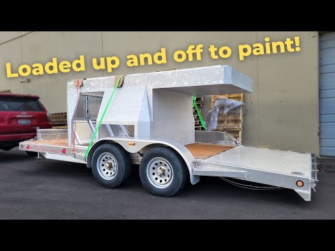 Ready For Paint - Aluminum Flatbed Camper