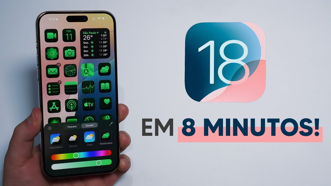 iOS 18 em 8 Minutos! O que você Realmente Precisa Saber!