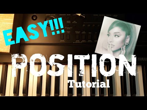 Ariana Grande - Position (Piano Tutorial)