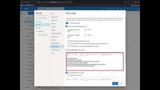 Auto reply in outlook 365