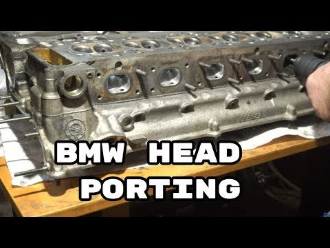 BMW M54 head small port & polish # Engine rebuild DIY and SWAP 8