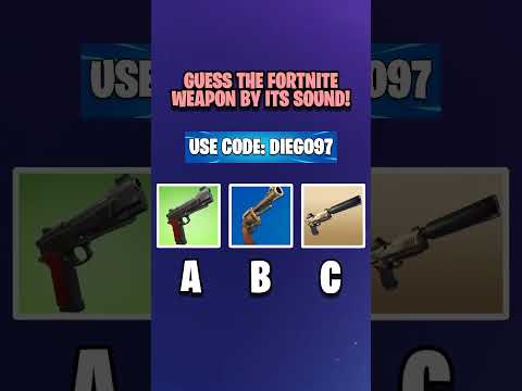 🤔GUESS THE FORTNITE WEAPON BY ITS SOUND