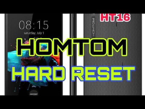 Celular HOMTOM HT16 como fazer hard reset.