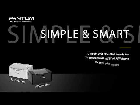 Spausdintuvas lazerinis Pantum P2500W, juodai baltas, A4, Wi-Fi video